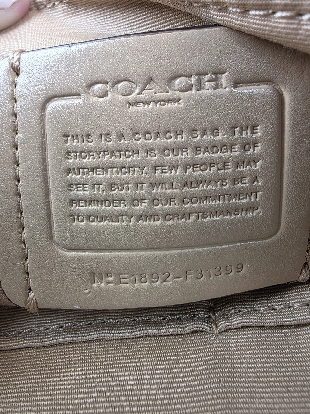 Coach Elle Hobo Light Brown Nude Pebbled Leather Shoulder Bag